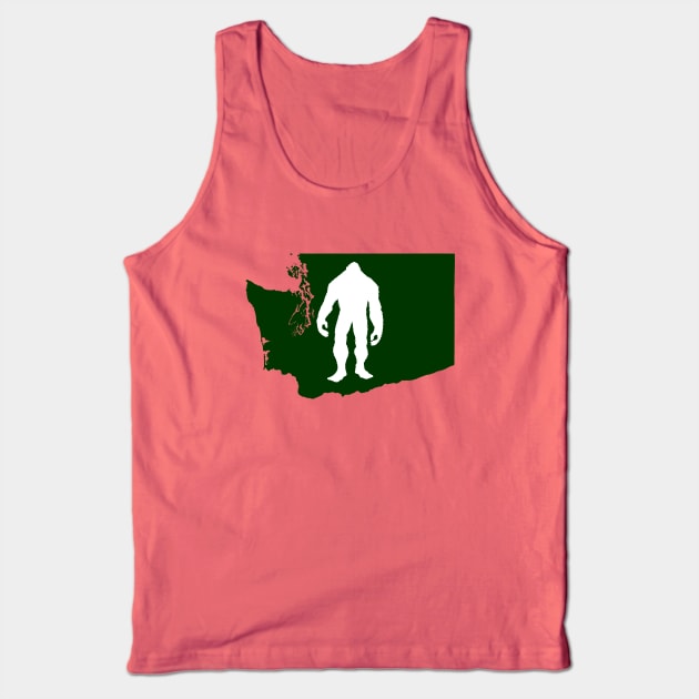 Washington Bigfoot Tank Top by chriswig